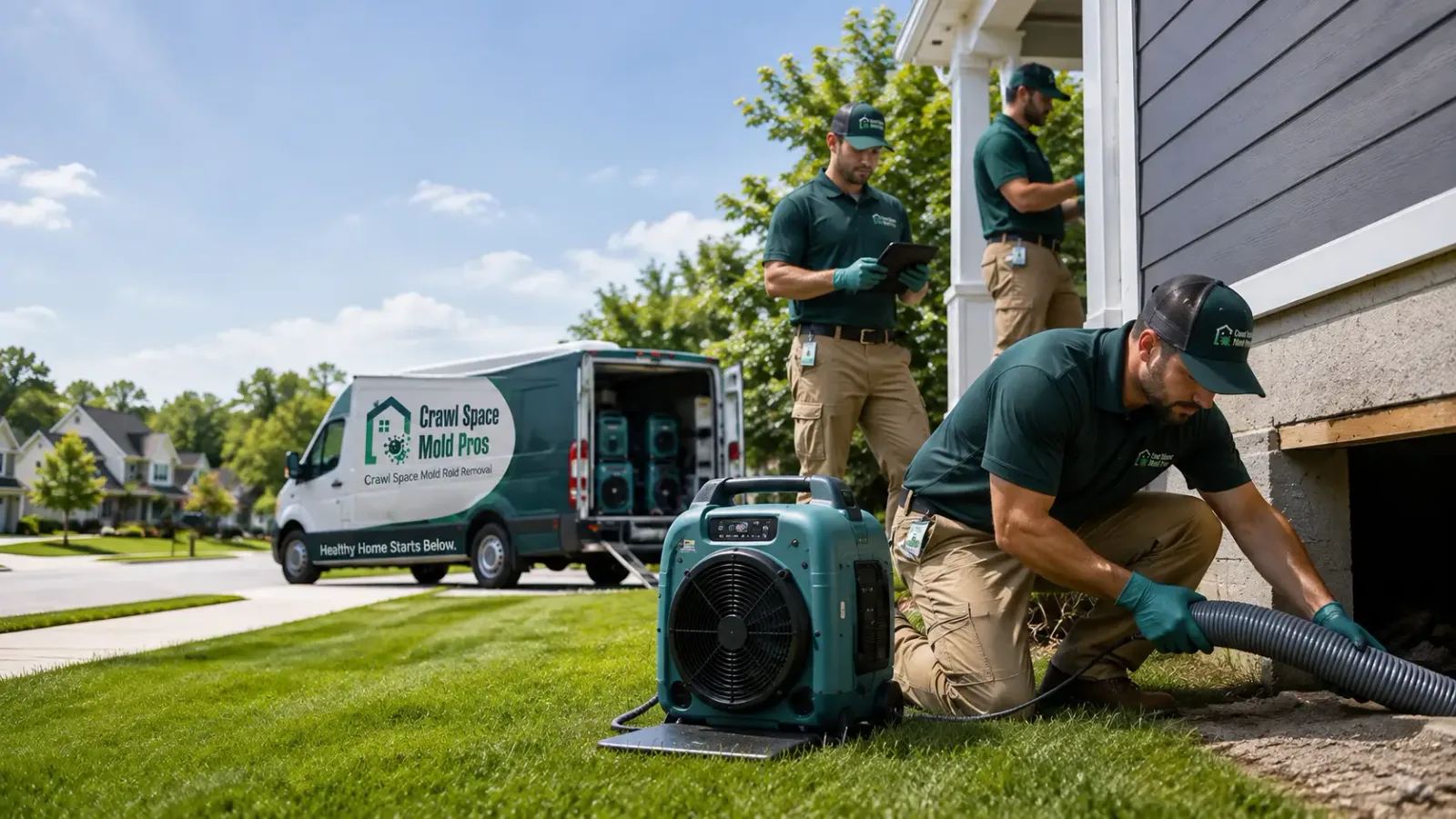Crawl Space Mold Removal in Donaldson, MN